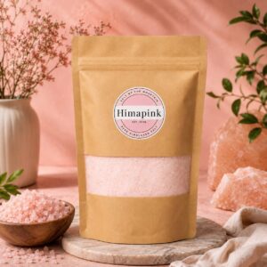 himalayan pink salt – 200g (pure & natural crystal salt)